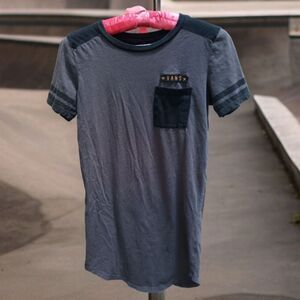 Vintage Y2K Vans T-shirt Dress Grey Skater Core